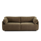 Kurly - 3-Seater Sofa - Textured Fabric - Taupe