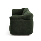 Kurly - Canapé 3 Places - Tissu Texturé - Vert