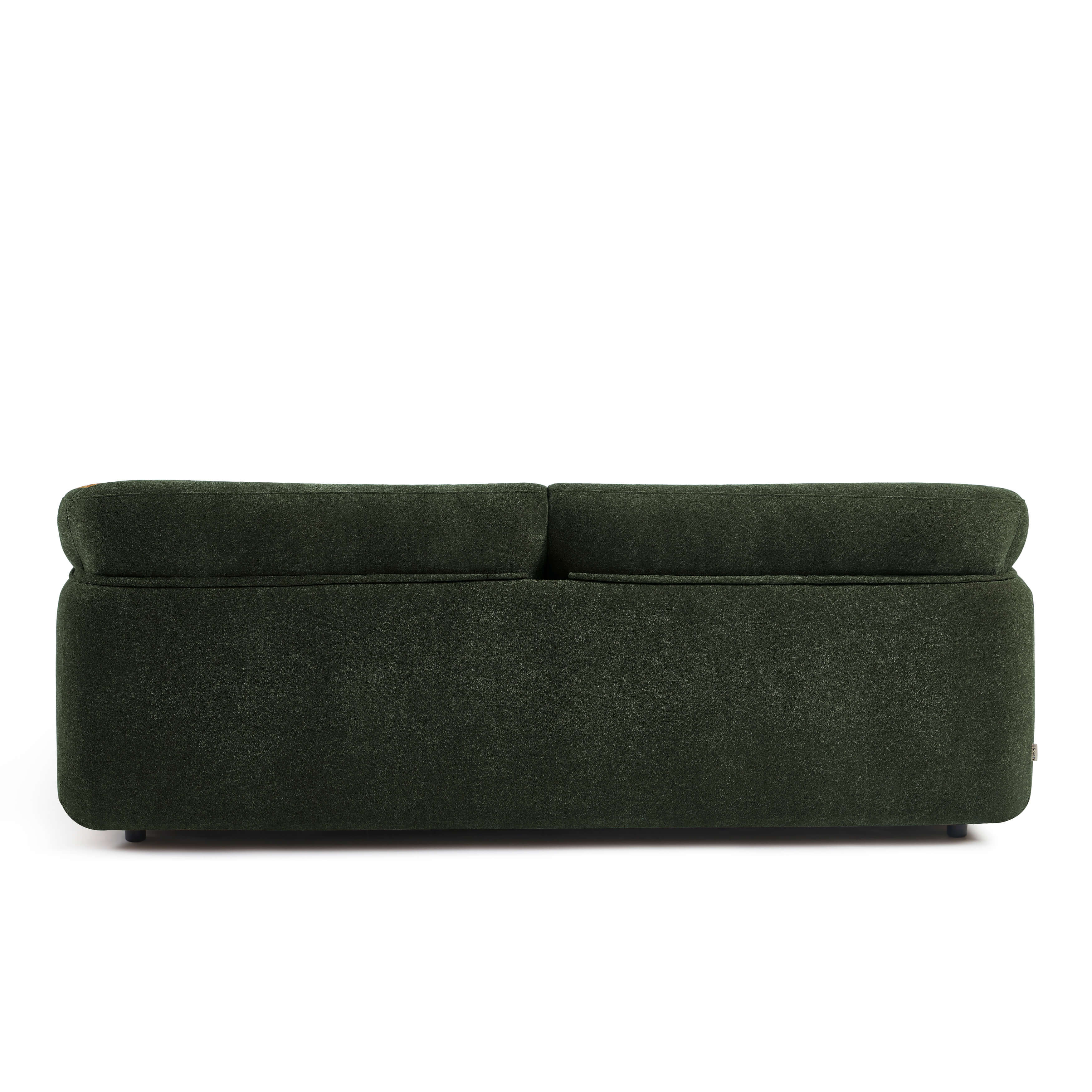 Kurly - Canapé 3 Places - Tissu Texturé - Vert