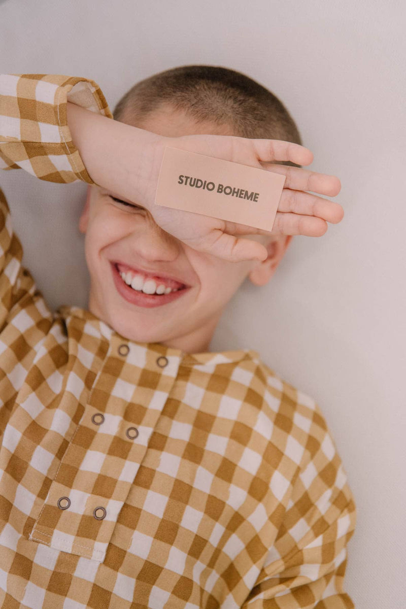 Kurta Romeo Vichy Caramel