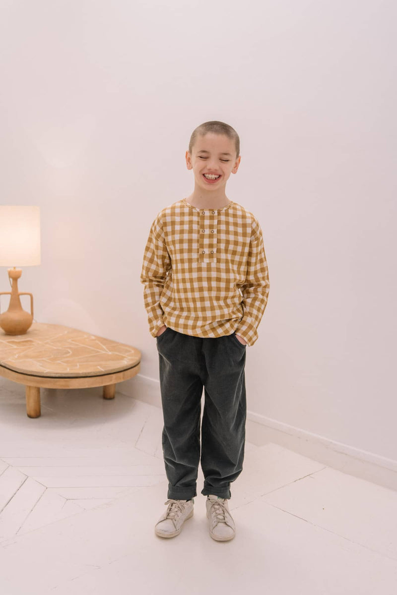 Kurta Romeo Vichy Caramel