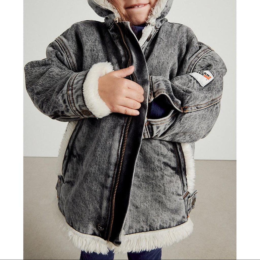 Chaqueta corta - Negro nieve - Niño