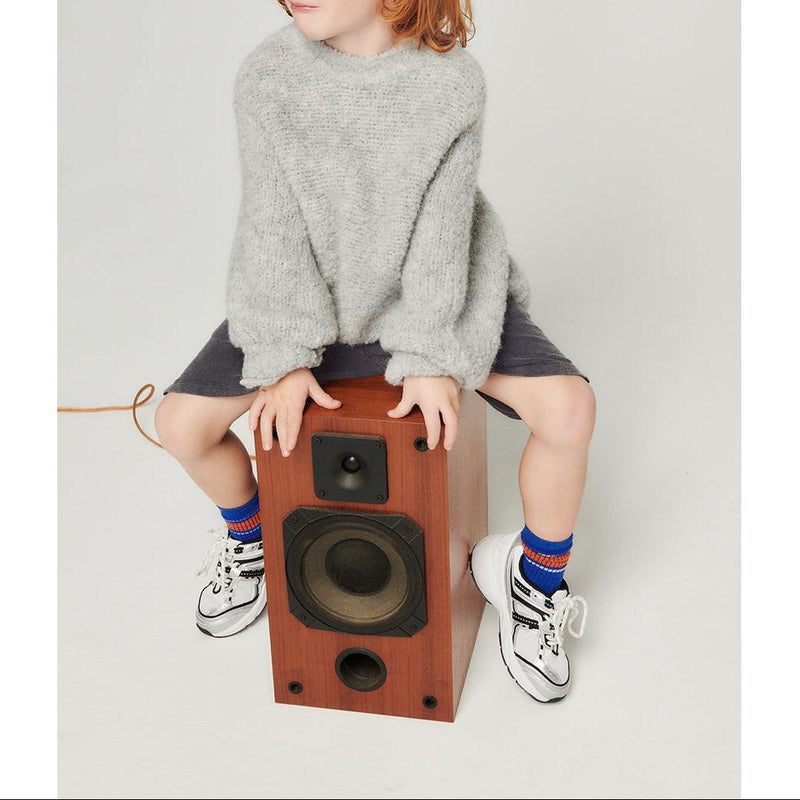 Round Neck Sweater - China Gray - Child
