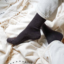 Chaussettes Lurex Pailletées En Lyocell Écologique - Chocolat Marron Foncé