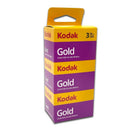 3 Color Films - Gold 200 - 35mm - 36 Exposures - Kodak