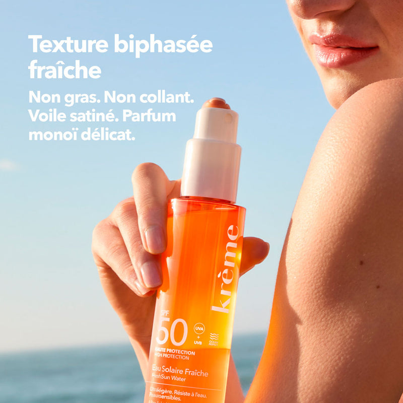 Texture biphasée Eau Solaire