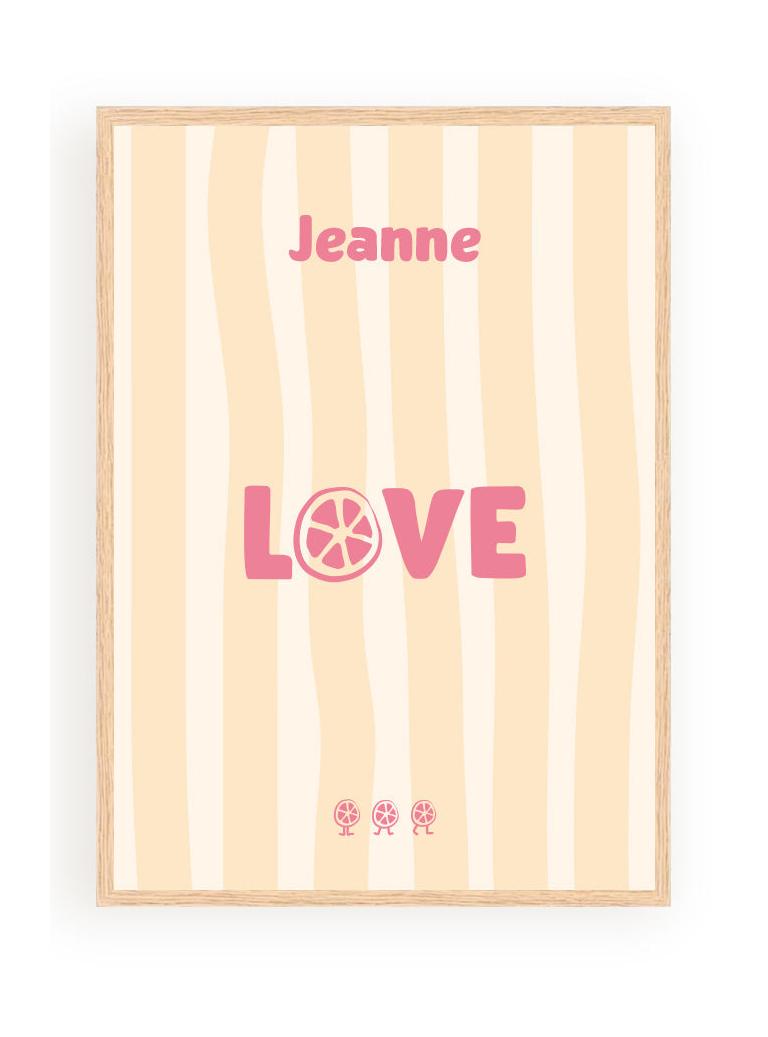 Affiches Personnalisées - Love