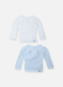 Pack of 2 Bralettes with Ties - Baby Blue