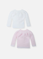 Lot De 2 Brassières À Liens - Rose Layette