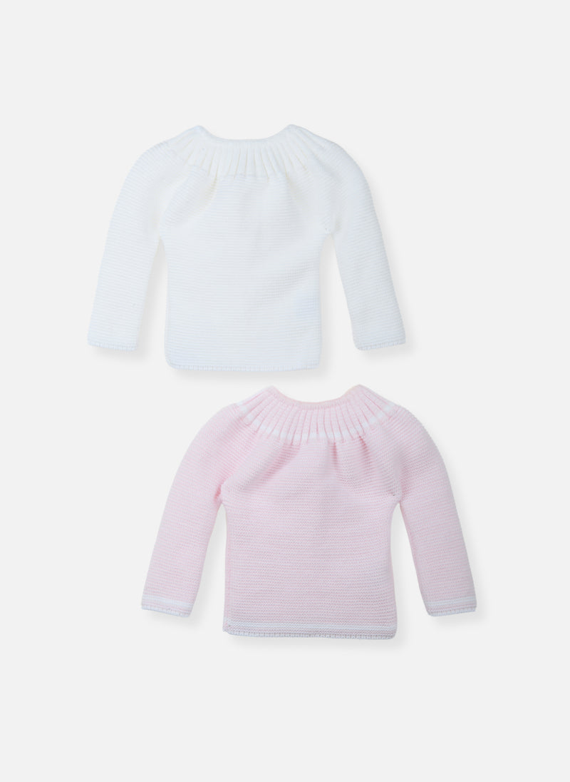 Pack of 2 Bralettes with Ties - Baby Pink