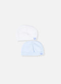 Accessoires Lot De 2 Bonnets - Blanc & Bleu