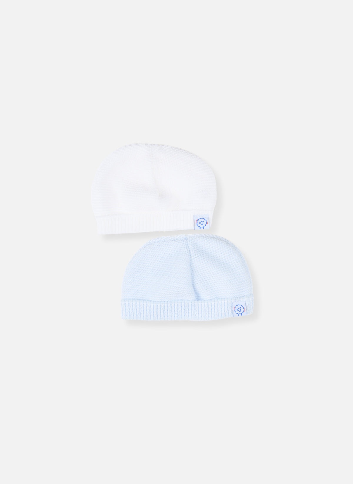 Accessoires Lot De 2 Bonnets - Blanc & Bleu