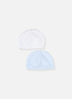 Accessoires Lot De 2 Bonnets - Blanc & Bleu