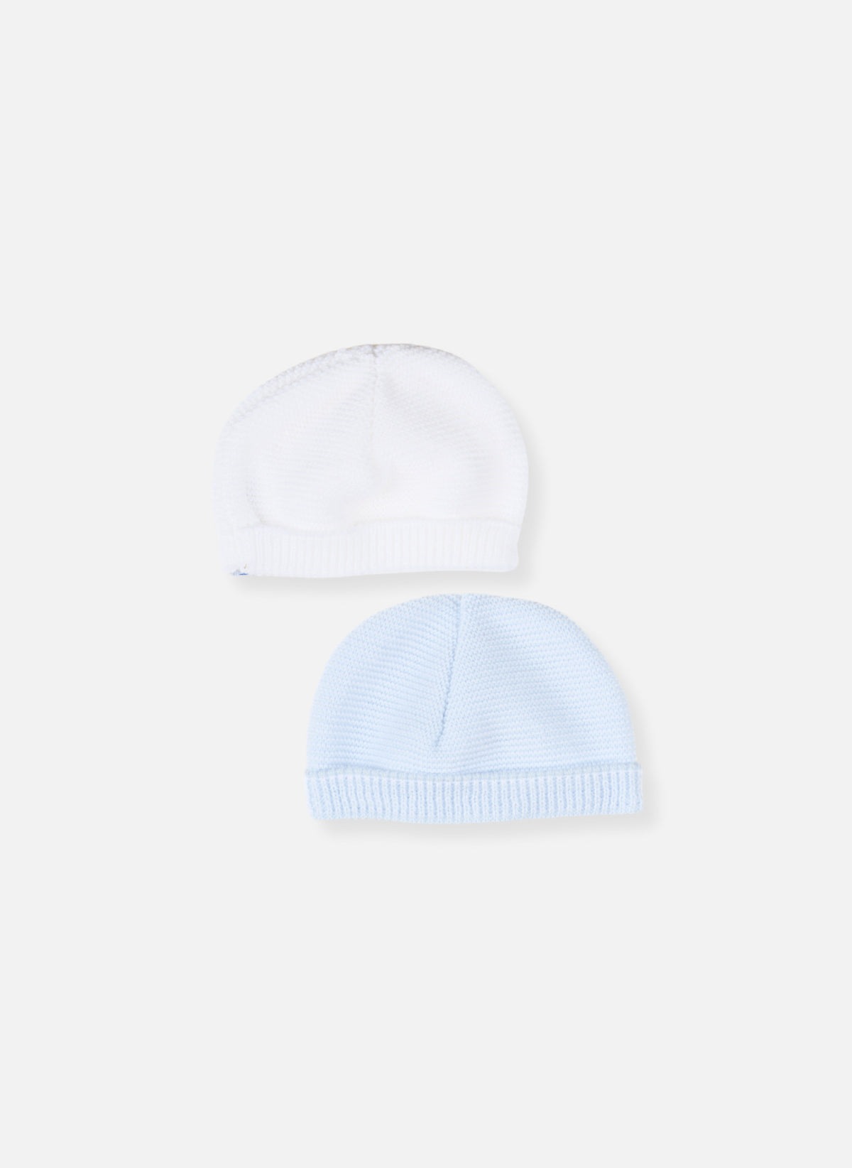 Accessoires Lot De 2 Bonnets - Blanc & Bleu