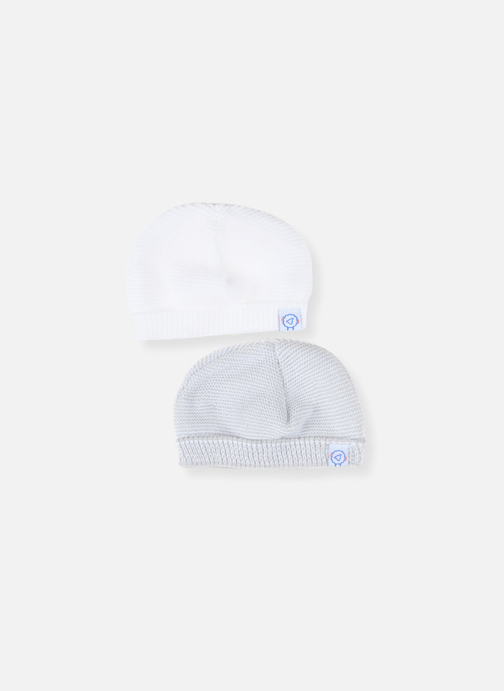 Accessoires Lot De 2 Bonnets - Blanc & Gris