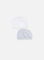 Accessoires Lot De 2 Bonnets - Blanc & Gris