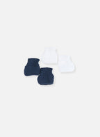 Accessoires Lot De 2 Paires De Bottons Pour Bébé - Blanc/Marine