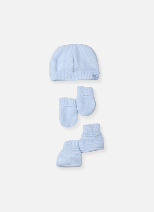 Mini Trousseau De Naissance - Bleu Layette