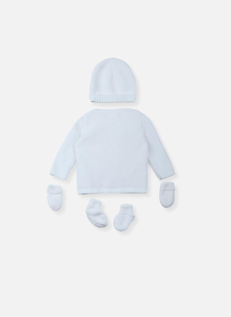 Lot Maternité Coton Bio - Blanc