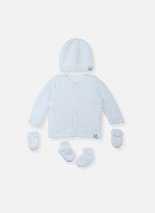 Lot Maternité Coton Bio - Blanc