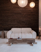 Yoko - 2-seater sofa - Flecked fabric