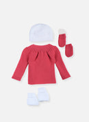 Maternity Pack - Bright Colors - Raspberry/White