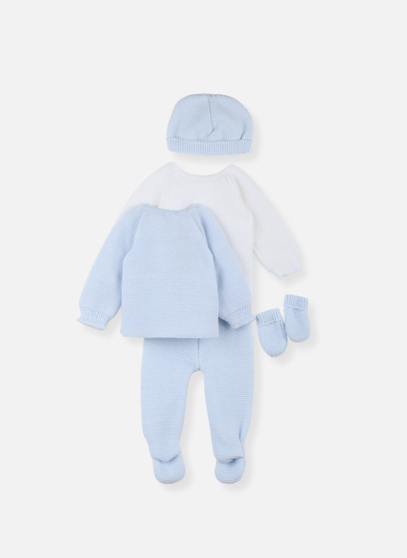 Coffret De Naissance - Oloron - Bleu Layette