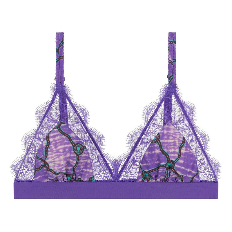 Soutien-Gorge Love Lace - Purple Print