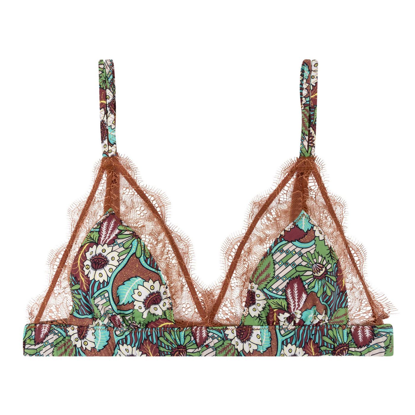 Soutien-Gorge Love Lace - Brown Print