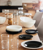Harena - 6 Assiettes Creuses - Verre Opale Extra Résistant - Blanc - Luminarc