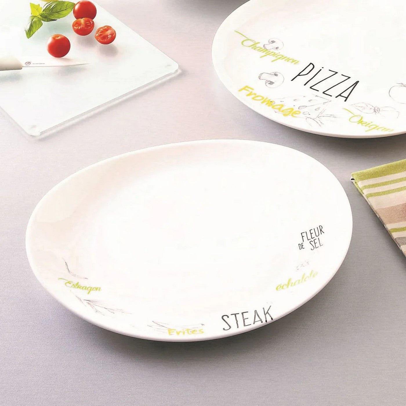 Friend'S Time - Plato Para Carne Decorado - Blanco - Friend'S Time - 30 cm - Luminarc