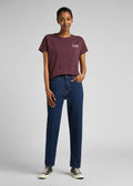 Jeans Carol Regular Straight - Azul Oscuro - Mujer