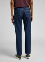 Jeans Carol Regular Straight - Azul Oscuro - Mujer