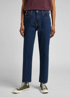 Jeans Carol Regular Straight - Azul Oscuro - Mujer