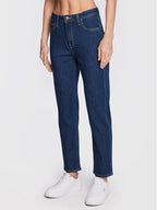 Jeans Carol Regular Straight - Azul Oscuro - Mujer