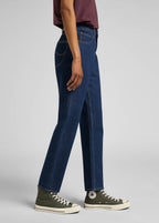Jeans Carol Regular Straight - Azul Oscuro - Mujer