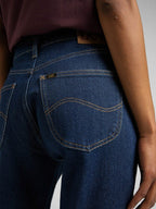 Jeans Carol Regular Straight - Azul Oscuro - Mujer