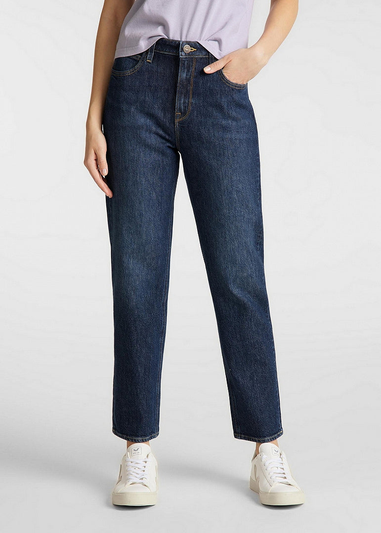 Dark Roberto Regular Straight Jeans - Dark Blue - Women