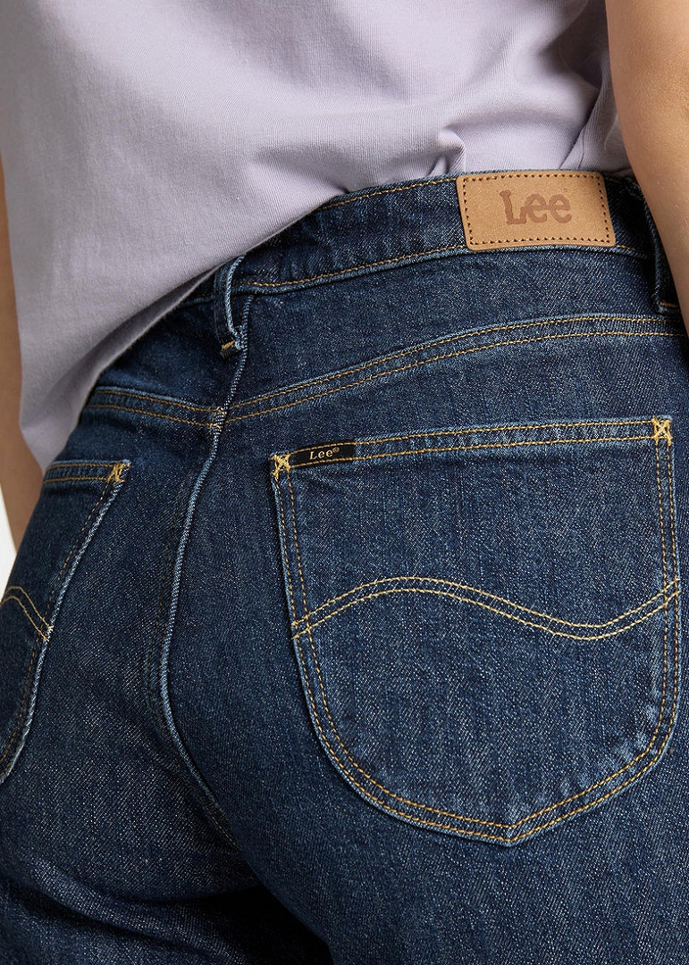 Dark Roberto Regular Straight Jeans - Dark Blue - Women