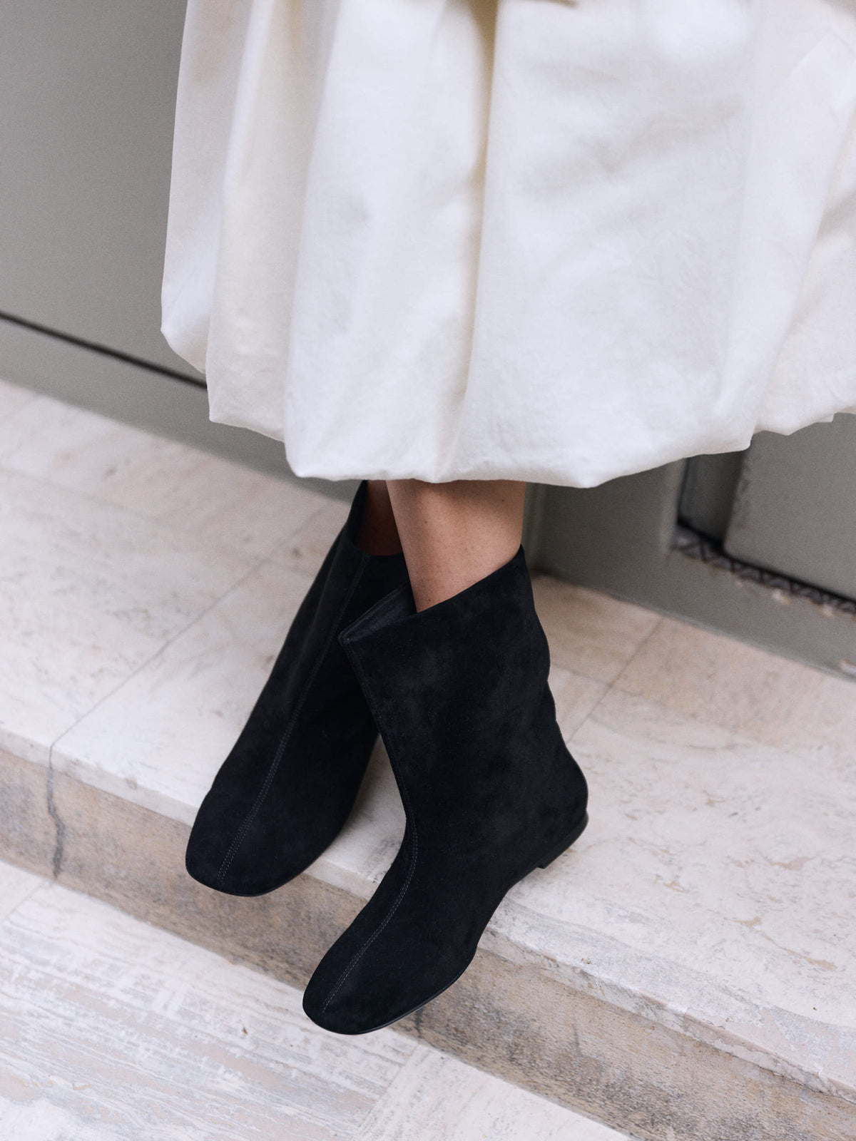 Belong To The Night Ankle Boots - Black