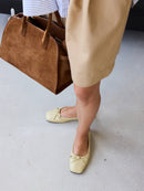 Golden Hours We Had Ballet Flats - Yellow