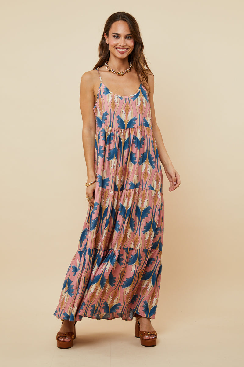 Obaïbi Robe Rose Bébé Fille Robe Volantée Beige Doré Fille