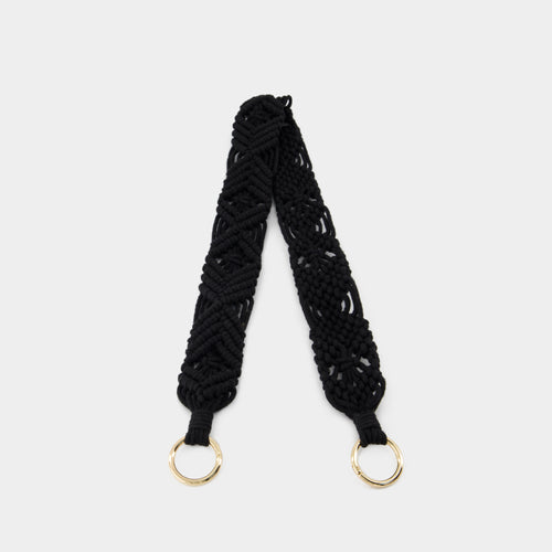 Lanière Laniere Macrame Tresse - Noir