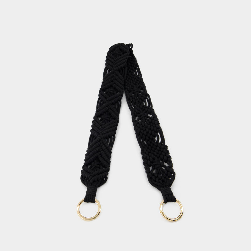 Lanière Laniere Macrame Tresse - Noir