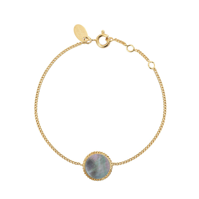 Bracelet Lady Nacre Grise