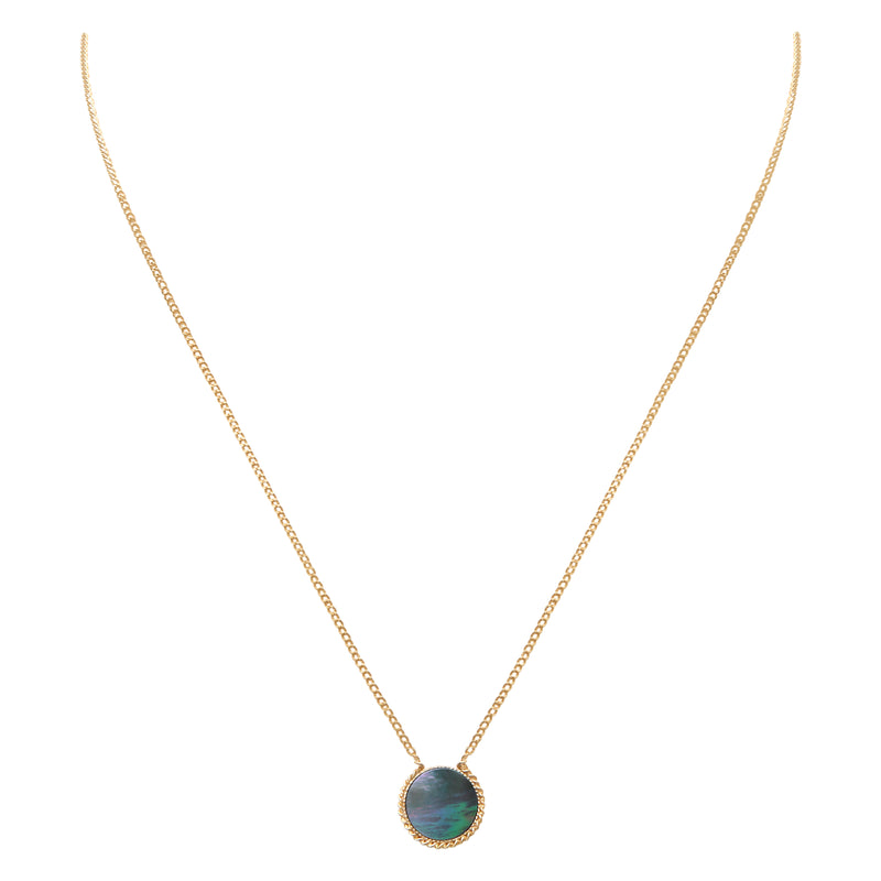 Collier Lady Nacre Grise