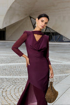 Vestido Viena Berenjena