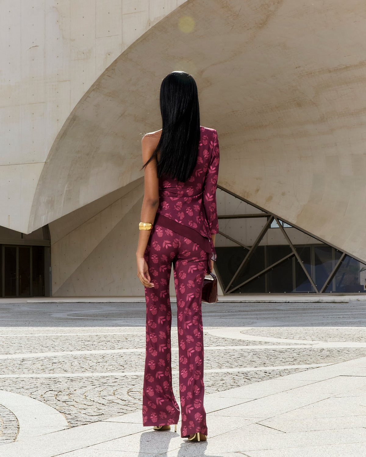 Pantaloni Alsacia Manila Berenjena