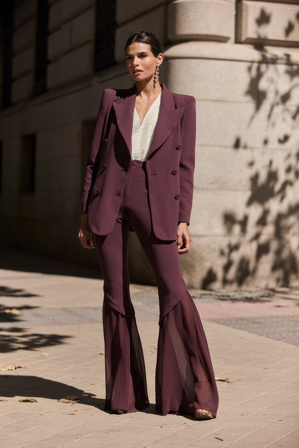Pantalon Aldán Berenjena