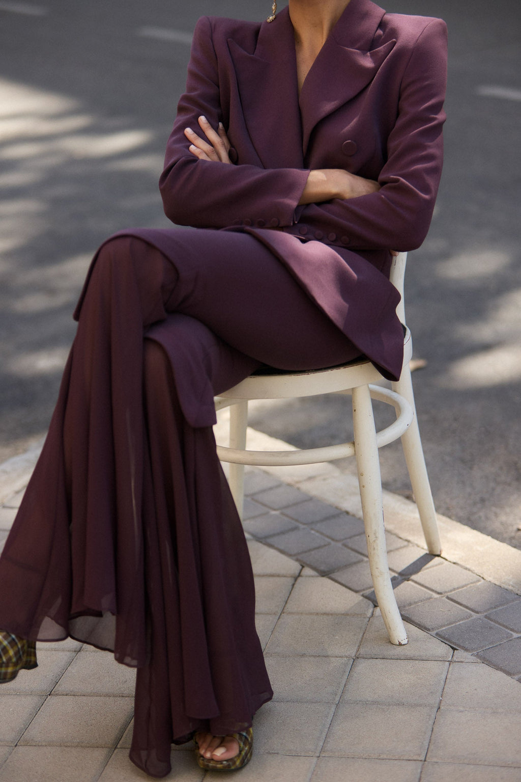 Pantalon Aldán Berenjena